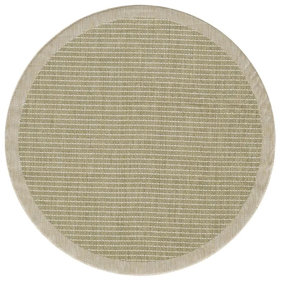 Okrągły dywan odpowiedni na zewnątrz w kolorze khaki ø 160 cm Giza 1410 – Ayyildiz Carpets