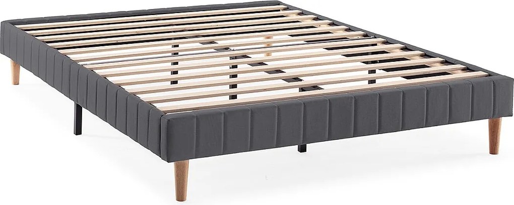 Podstawa kolumny tapicerowana Eris 140x190 cm Szary ciemny