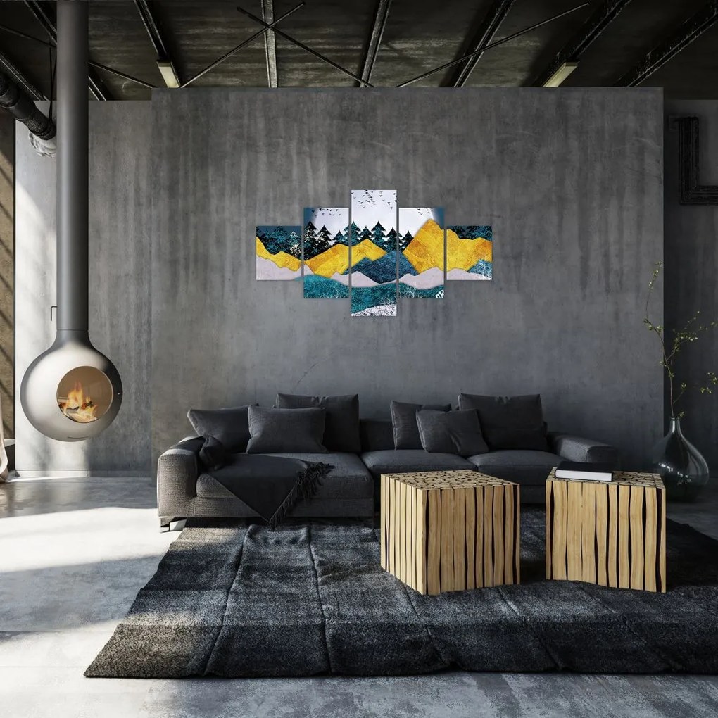 Obraz - Krajobraz polarny (125x70 cm)