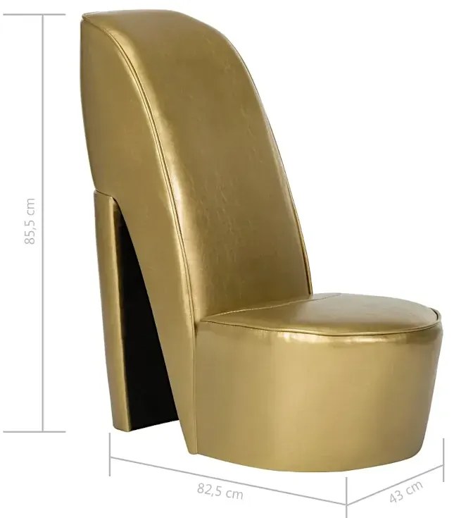 Fotel w kształcie buta na obcasie W6-B37