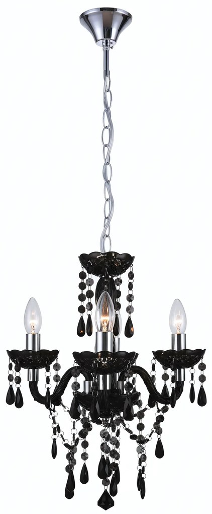 LAMPA SUFITOWA WISZĄCA EBT005-3CP CZARNA