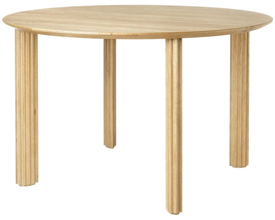 Okrągły stół z litego drewna dębowego ø 120 cm Comfort Circle – UMAGE