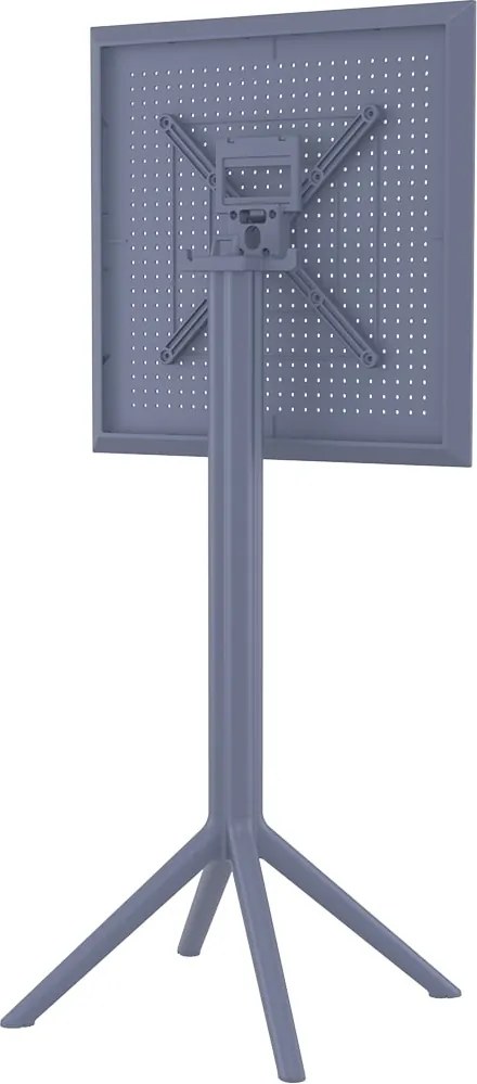 Składany stół barowy z kwadratowym blatem Sky Folding Bar 60
