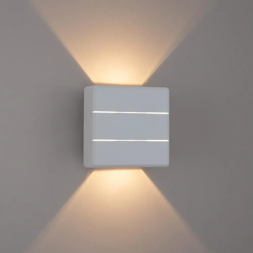 Brilagi - Kinkiet zewnętrzny LED DOUBLERAY LINE LED/6W/230V biały IP54