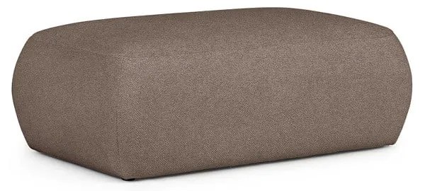 Brązowy podnóżek z materiału bouclé Mirel – Rodier