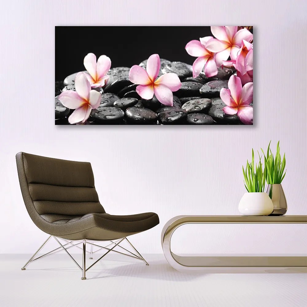 Obraz Canvas Kwiat Plumeria na Ścianę