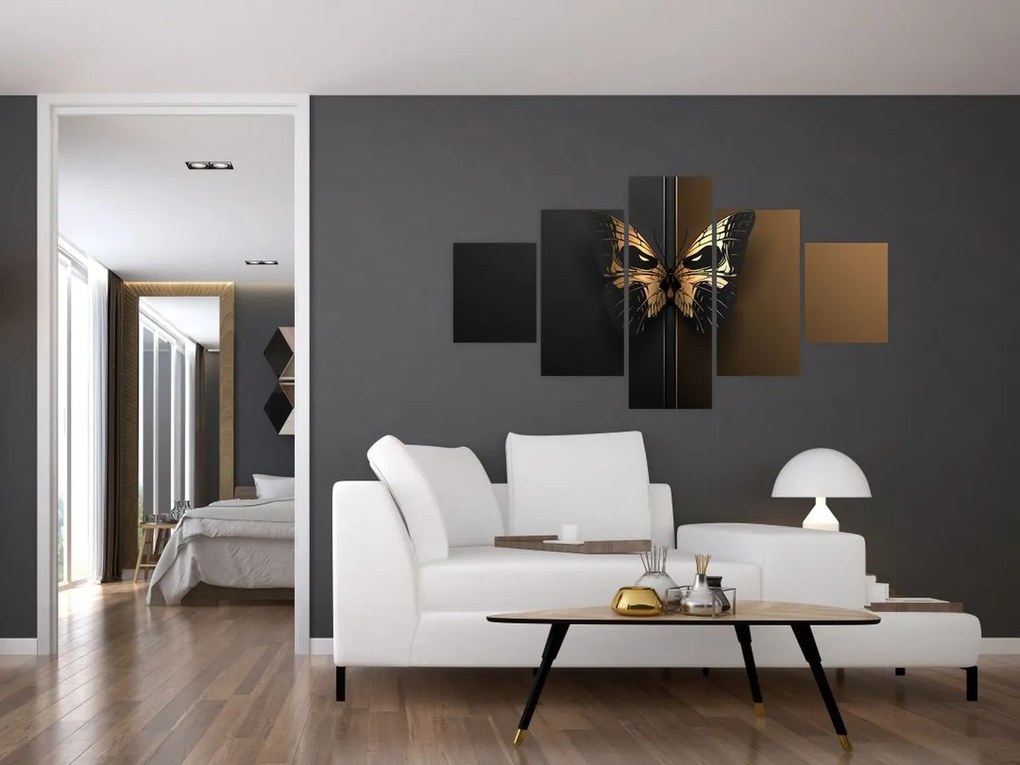 Obraz - Motyl śmierci (125x70 cm)