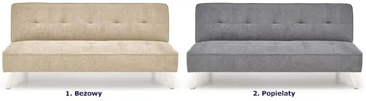 Popielata 3-osobowa sofa rozkładana Z5-N51