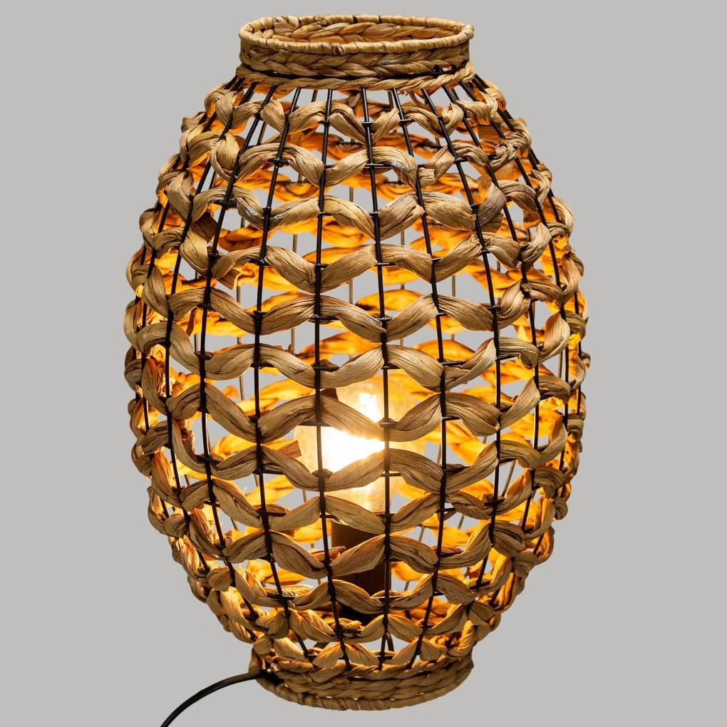 Lampa stołowa SAND z kloszem z hiacyntu, wys. 40 cm