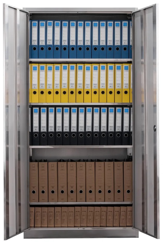 Szafka ze stali nierdzewnej, 1800 x 900 x 400 mm, zmontowane