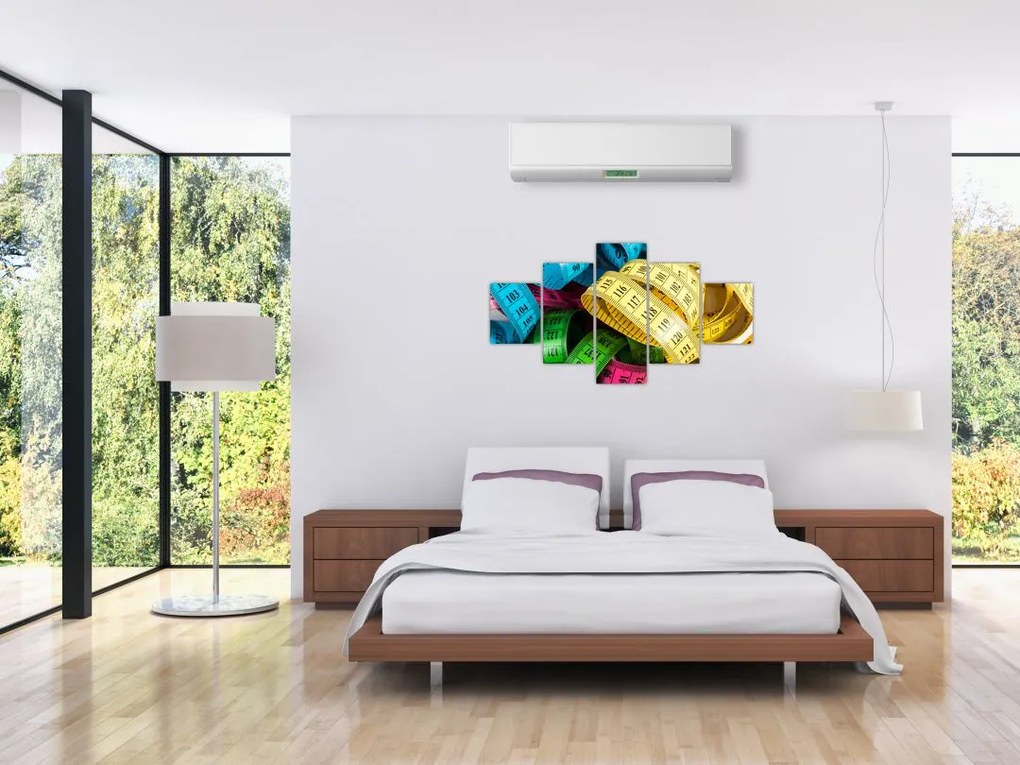 Obraz mierników koloru (125x70 cm)