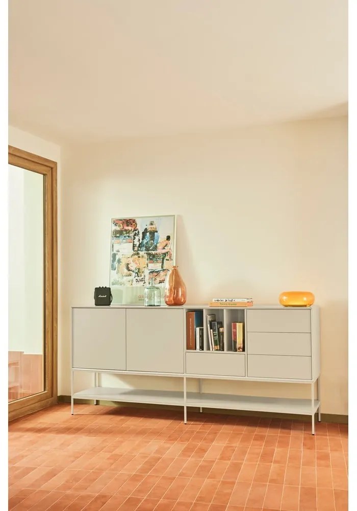 Kremowa komoda 220x98x45 cm Platt – Teulat