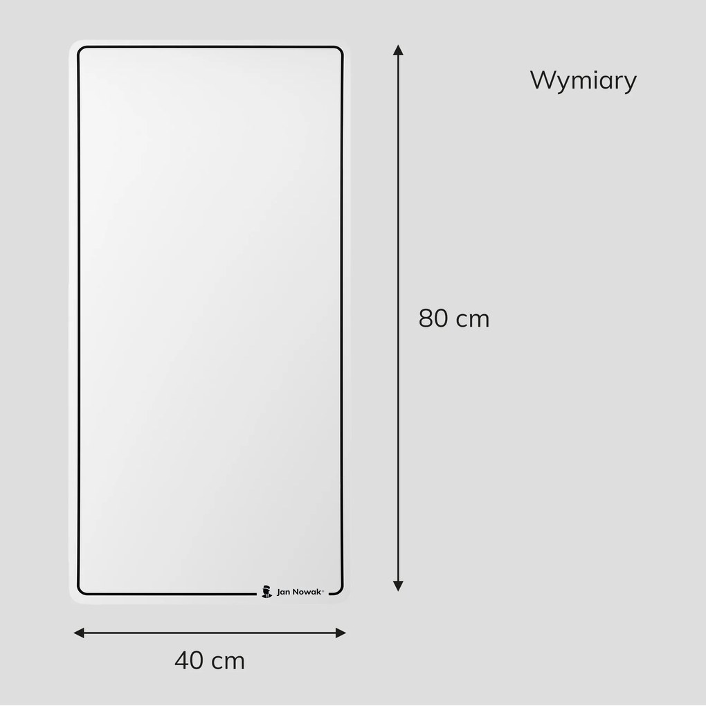 Flipchart magnetyczny duży 400 x 800 mm MAGNETO FLIPCHART, 2 szt