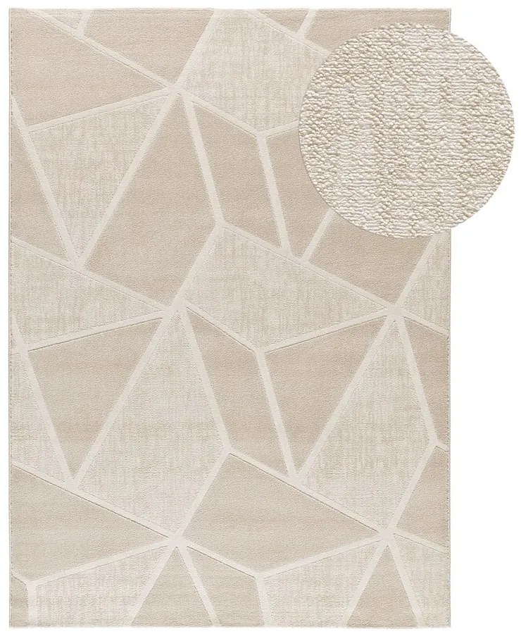 Kremowy dywan 133x190 cm Sensation – Universal