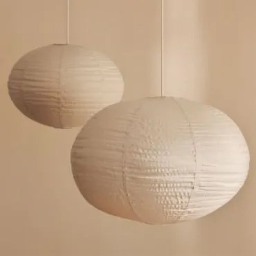 Zestaw 2 Lamp Sufitowych Elijah Z Lnu Nature - Sklum