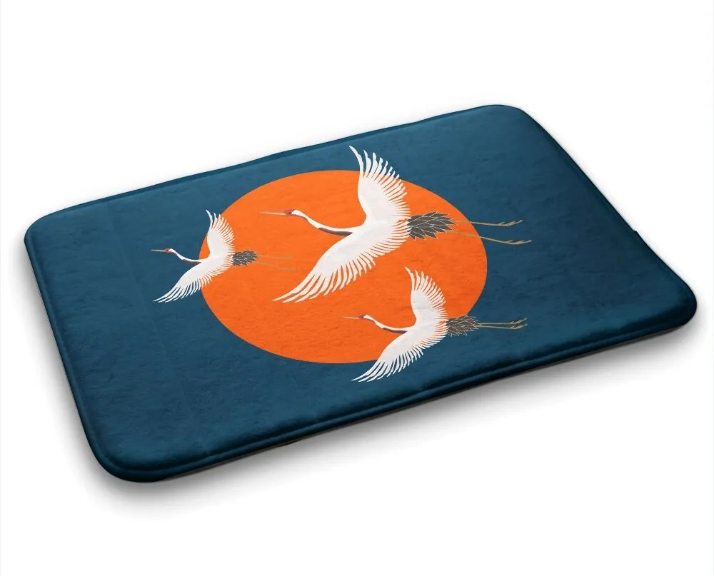 Antypoślizgowy dywanik łazienkowy Antypoślizgowy dywanik łazienkowy Japoński Żuraw