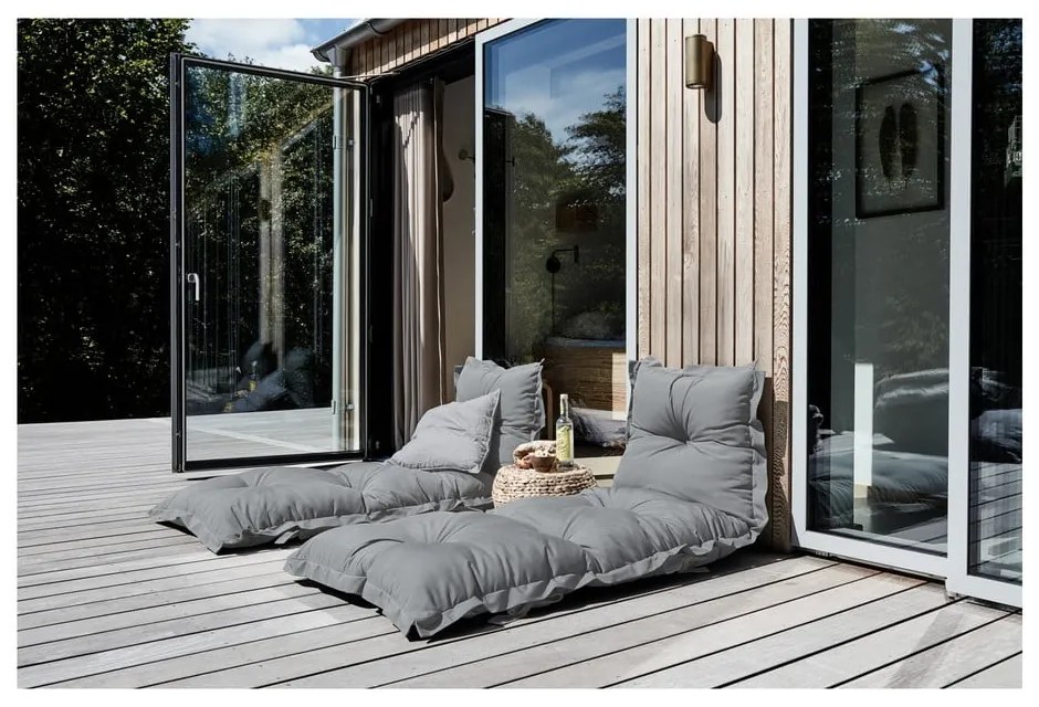 Biały wielofunkcyjny futon odpowiedni na zewnątrz Karup Design OUT™ Sit&amp;Sleep White