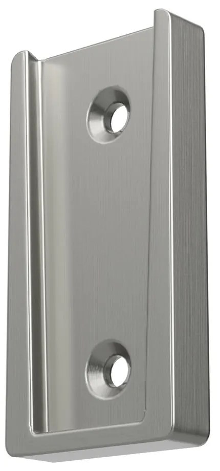 Stalowy regulowany karnisz w kolorze matowego srebra 107 - 305 cm Flute – Umbra