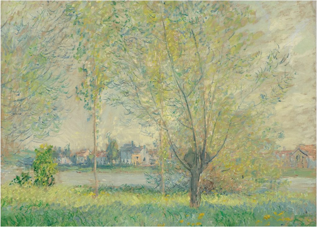 Obraz na szkle - Claude Monet, The Willows, reprodukcje (70x50 cm)
