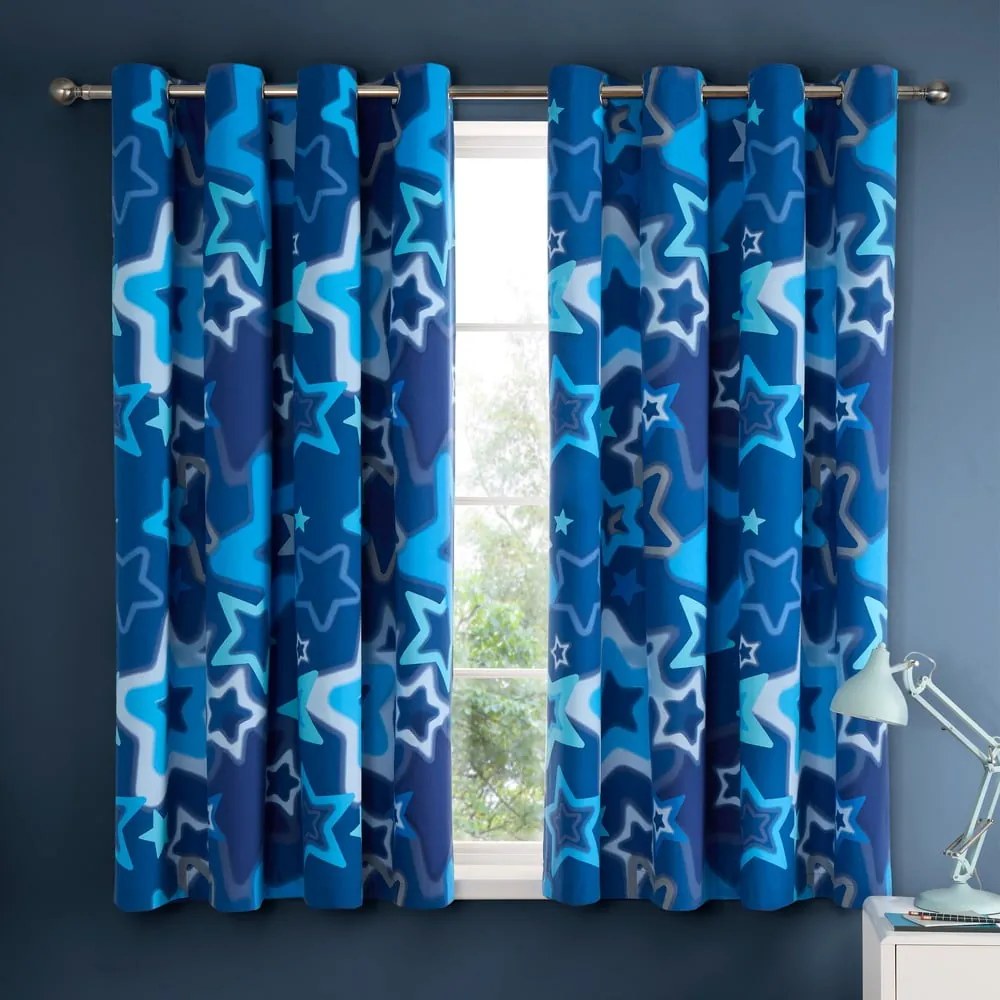 Zasłona dziecięca 2 szt. 168x183 cm Ombre Stars – Catherine Lansfield