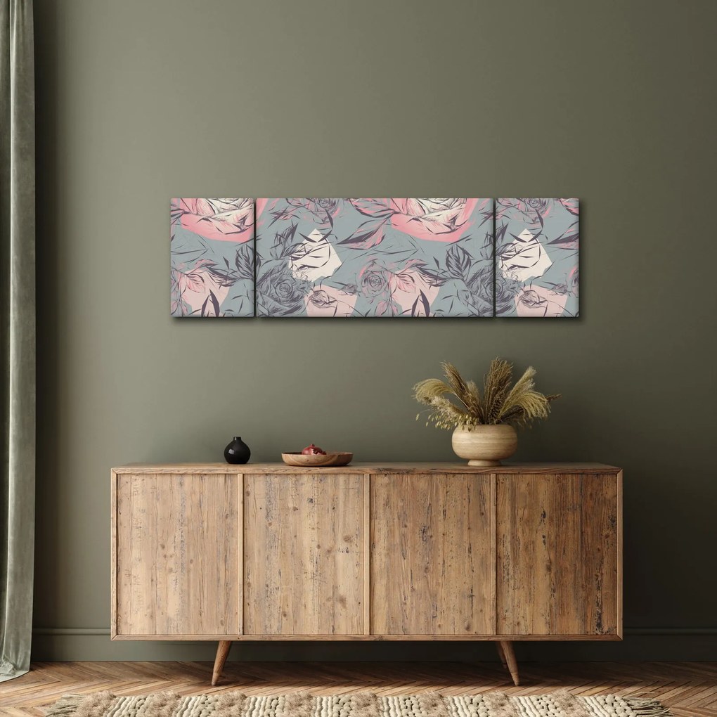 Obraz - Róża (170x50 cm)