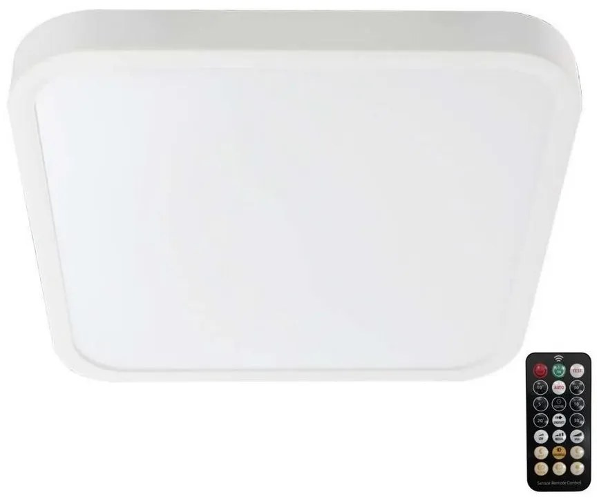 LED sufitowa lampa łazienkowa z czujnikiem LED/36W/230V IP44 4000K 42x42 cm+DO