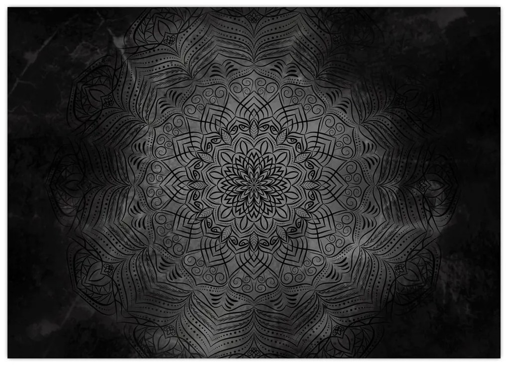 Obraz na szkle  - Mistyczna mandala (70x50 cm)