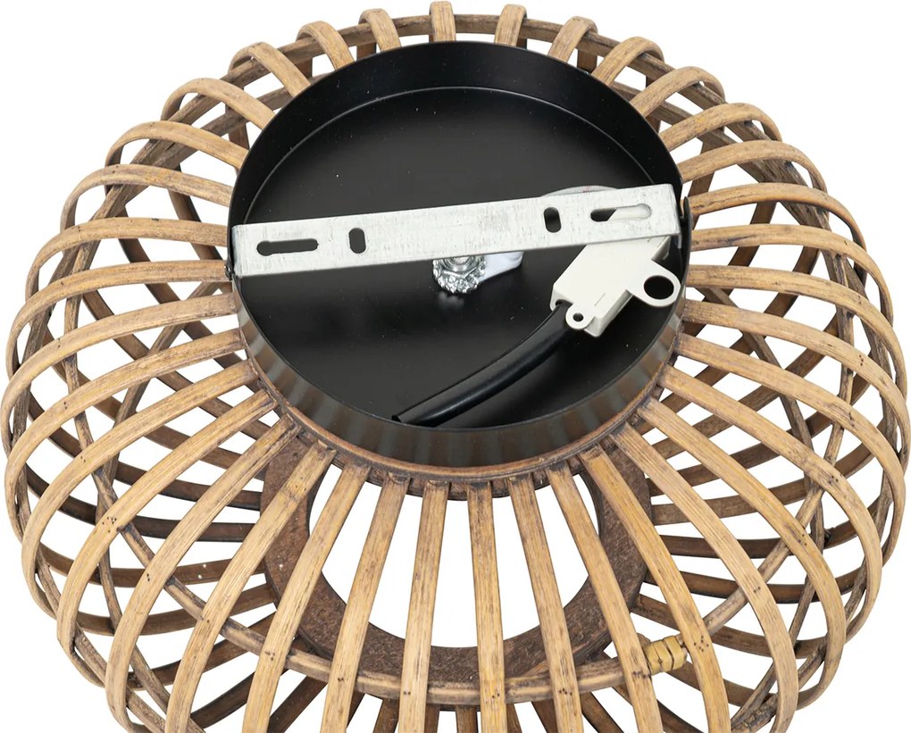 Orientalna lampa sufitowa bambusowa - Amira