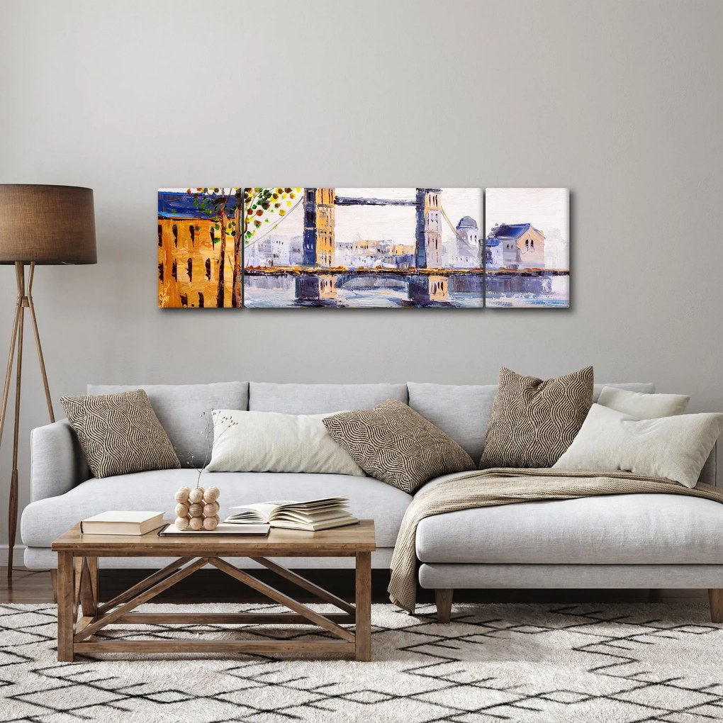 Obraz - Obraz miasta (170x50 cm)