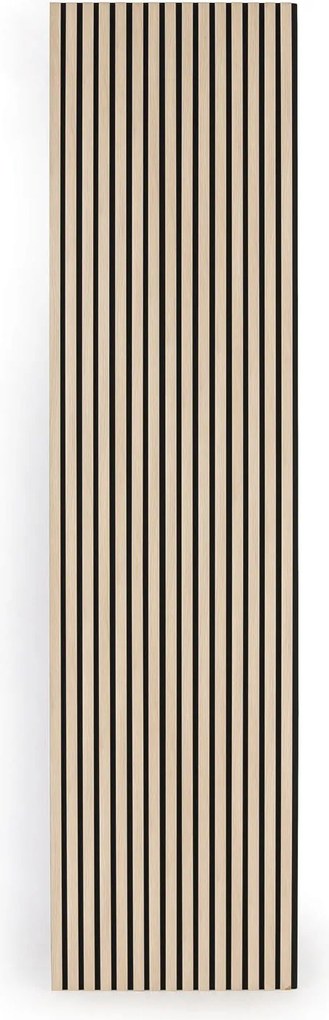 Drewniany panel akustyczny, 2400 x 600 mm, B2BP008, 5 szt, dąb sonoma