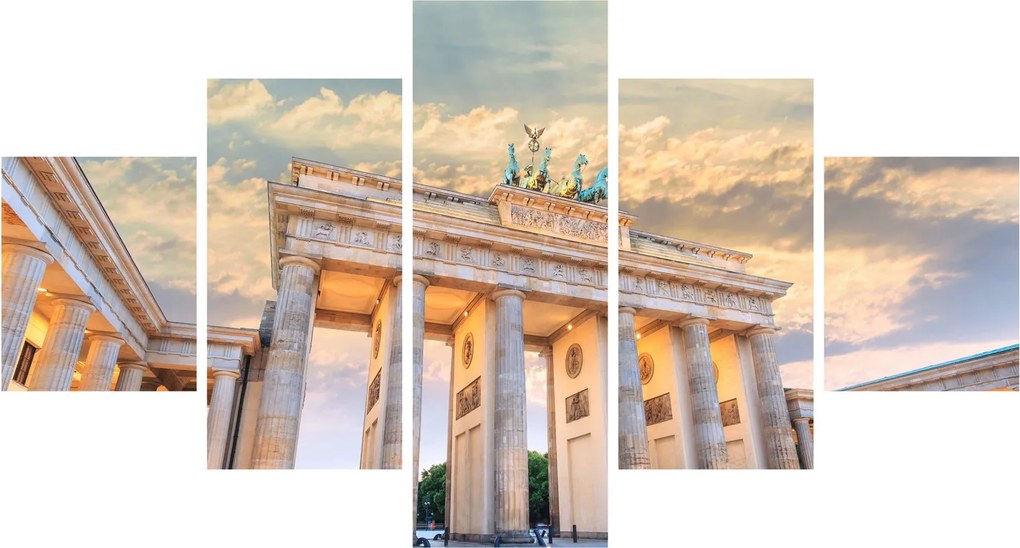 Obraz - Brama Brandenburska, Berlin, Niemcy (125x70 cm)