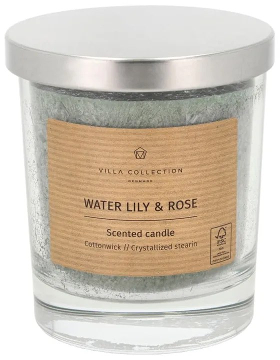 Zapachowa świeca czas palenia 40 h Kras: Water Lily & Rose – Villa Collection