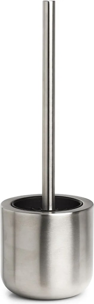 Szczotka WC z pojemnikiem ze stali nierdzewnej, Ø 11,2 cm