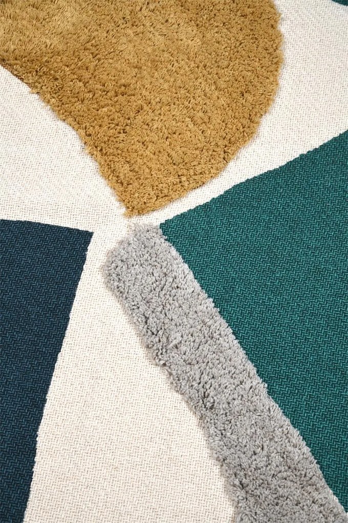 Kolorowa narzuta bawełniana 125 x 150 cm