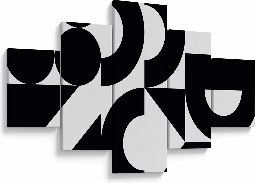 Obraz - Abstrakcja geometryczna N⁰2 (125x70 cm)
