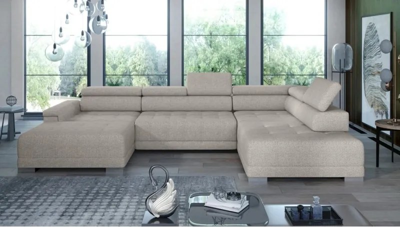 Narożnik CAMPO XL z elektryczną regulacją siedziska WERSAL