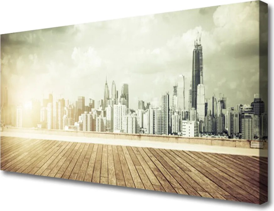 Obraz canvas Potęga Nowojorskich Drapaczy Chmur