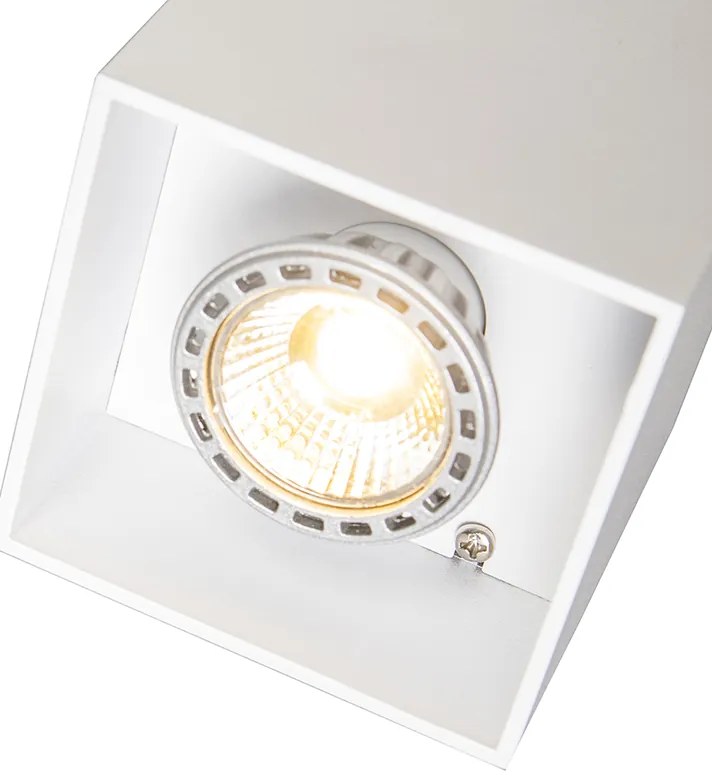 Nowoczesny reflektor biały - Qubo 1