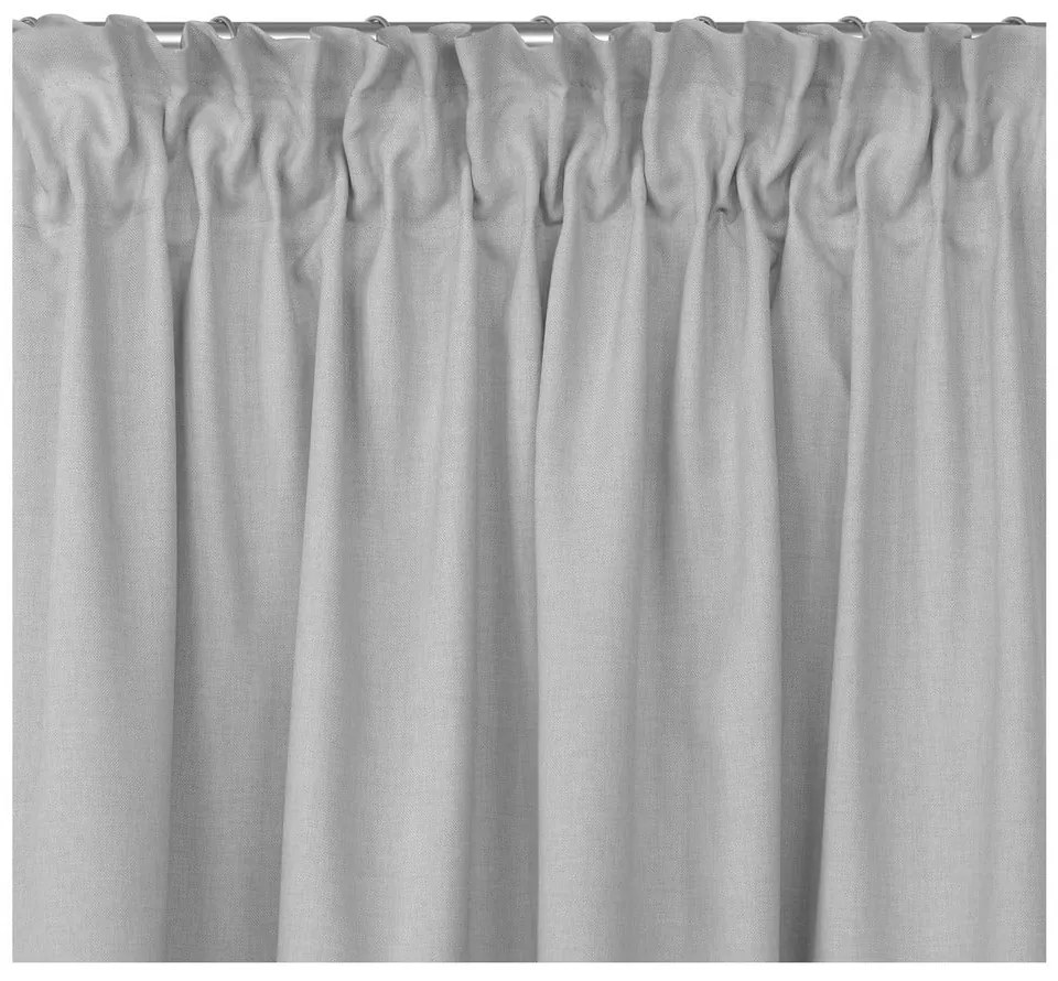 Szara zasłona 140x300 cm Carmena – Homede
