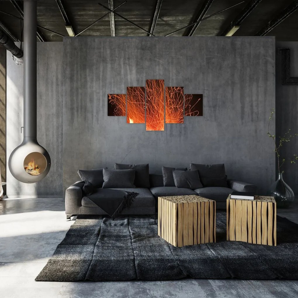 Obraz ognia (125x70 cm)