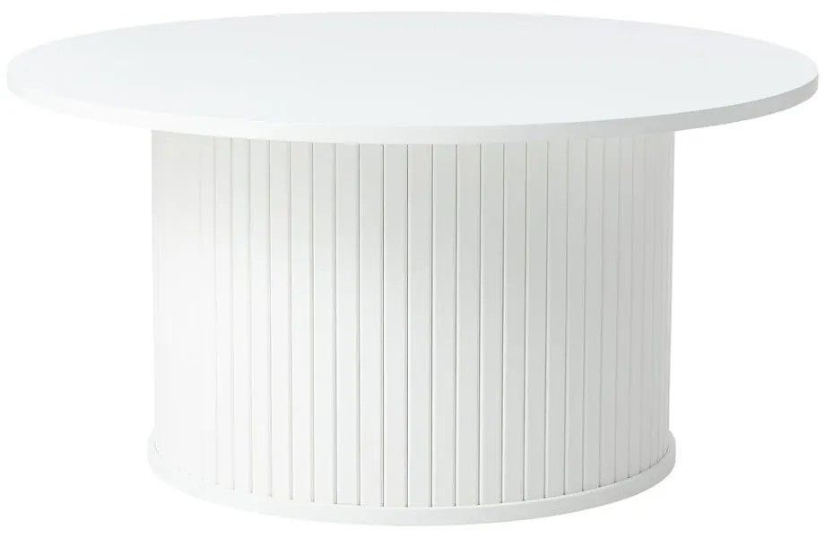 Biały okrągły stolik Nola – Unique Furniture