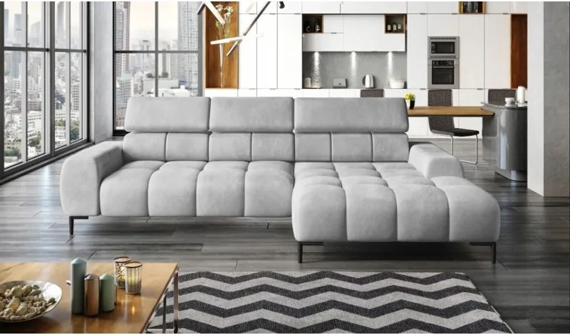 Narożnik PLAZA Mini Prawostronny w tkaninie Salvador 13 WERSAL