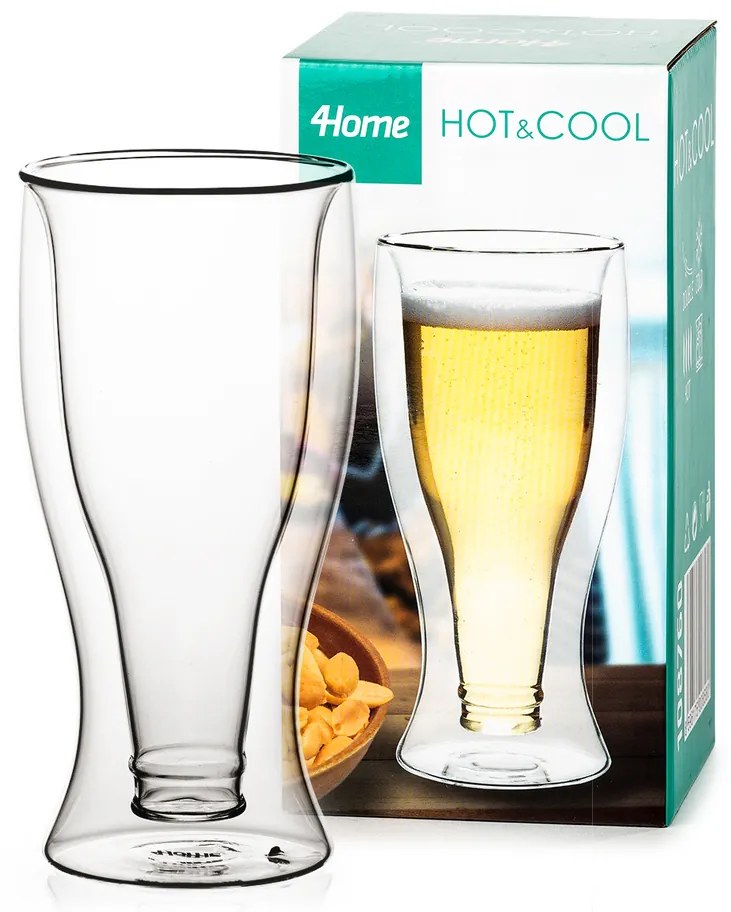 4Home Szklanka termiczna do piwa Hot&Cool, 500 ml, 1 szt.