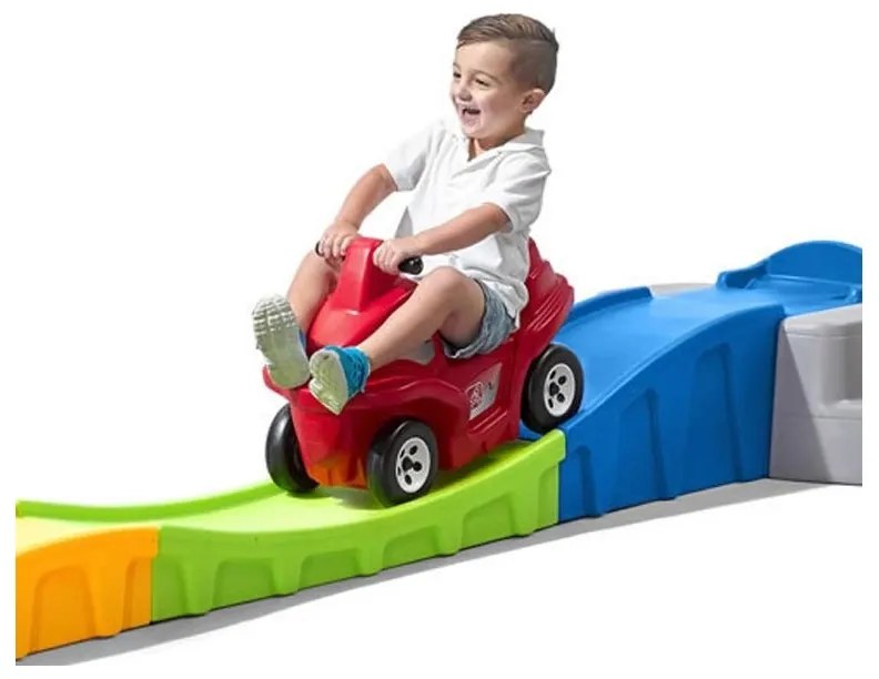 Step2 kolejka górska z czerwonym jeździkiem