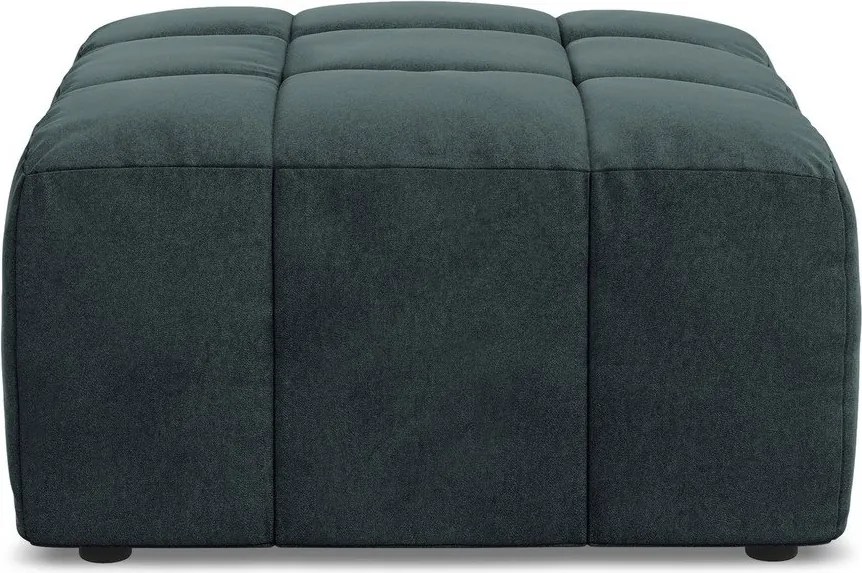 Niebieski aksamitny podnóżek Aloha – Makamii