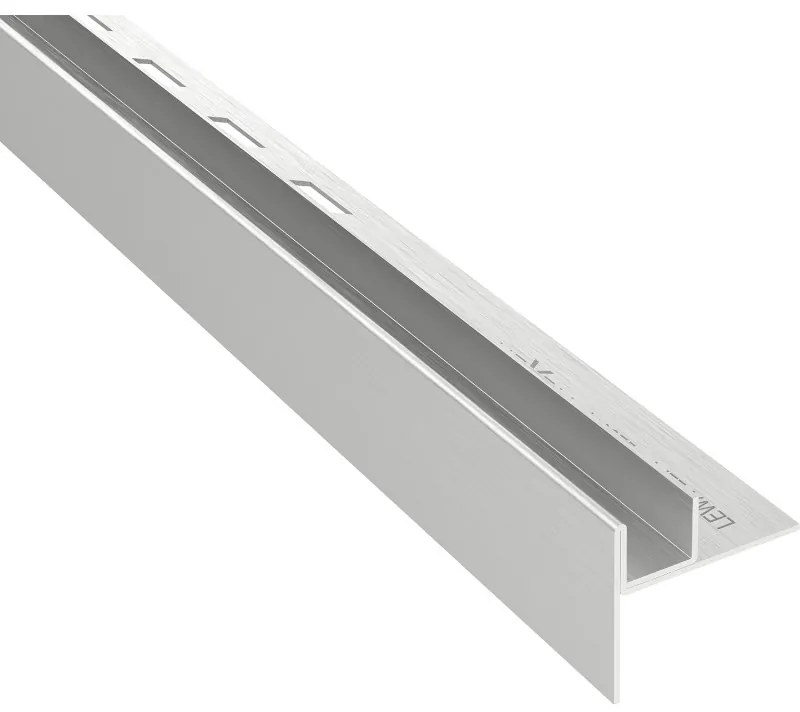 Mexen Line-B listwa spadkowa do szkła 180 cm lewa, inox - 181004180L