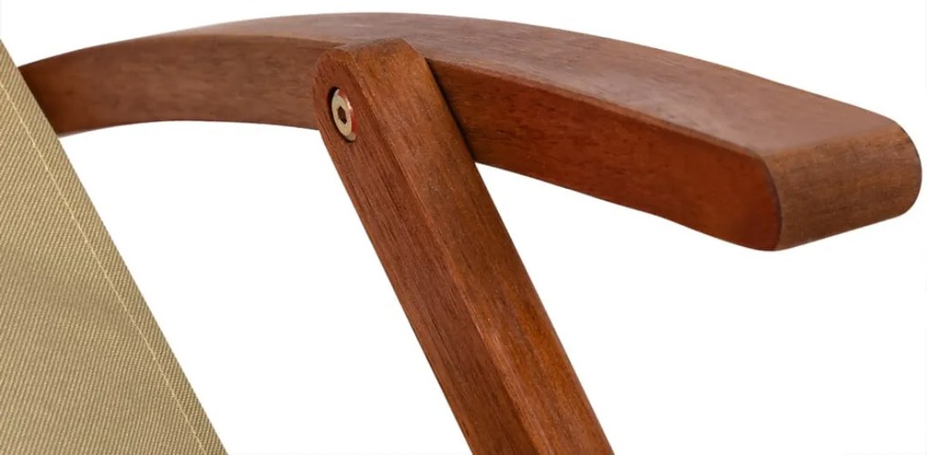 Leżak ogrodowy SIENA, 65x87x102cm, beżowa Jurhan