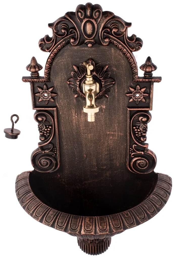 Aluminiowa umywalka Spiritual, 38 x 61 x 19 cm