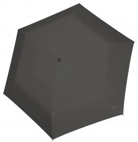 KNIRPS US.050 DARK GREY - lekki damski składany parasol płaski