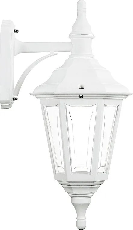 Kinkiet CLIC CLAC 6 w stylu klasycznym - wys. 46 cm x szer. 23 cm - E27 42W - poliamid - ip44 - bia?y